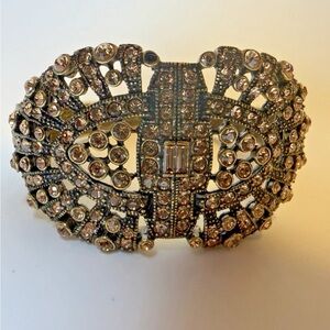 Heidi Daus Gorgeous Swarovski Crystal All Around Bracelet Size 7